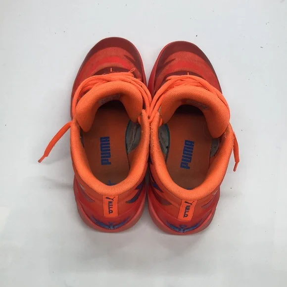 Mens PUMA MB.02 Supernova 376442-01 Orange/Blue USED Without Box Sz 6 - Picture 5 of 12